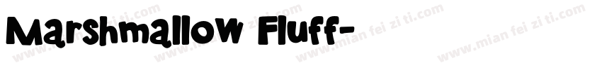 Marshmallow Fluff字体转换